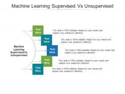 Machine learning supervised vs unsupervised ppt powerpoint presentation professional cpb