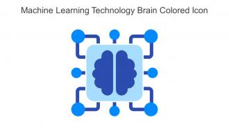 Machine Learning Technology Brain Colored Icon In Powerpoint Pptx Png And Editable Eps Format