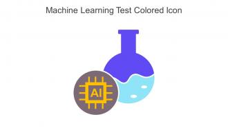 Machine Learning Test Colored Icon In Powerpoint Pptx Png And Editable Eps Format
