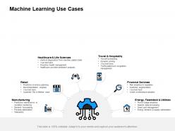 Machine learning use cases financial services ppt powerpoint presentation slides