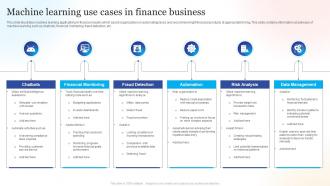 Machine Learning Use Cases In Finance Business