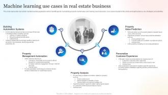 Machine Learning Use Cases In Real Estate Business
