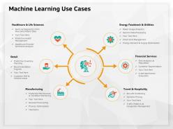 Machine learning use cases regulation m625 ppt powerpoint presentation summary skills