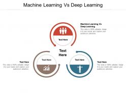 Machine learning vs deep learning ppt powerpoint presentation portfolio ideas cpb
