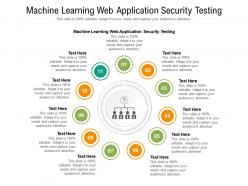Machine learning web application security testing ppt powerpoint presentation ideas model cpb
