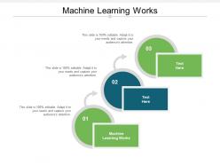 Machine learning works ppt powerpoint presentation ideas rules cpb