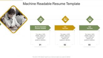 Machine Readable Resume Template In Powerpoint And Google Slides Cpb