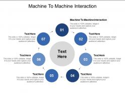 Machine to machine interaction ppt powerpoint presentation styles file formats cpb
