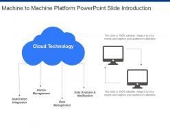 Machine to machine platform powerpoint slide introduction