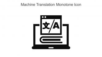 Machine Translation Monotone Icon In Powerpoint Pptx Png And Editable Eps Format