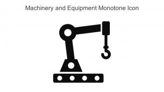 Machinery And Equipment Monotone Icon In Powerpoint Pptx Png And Editable Eps Format