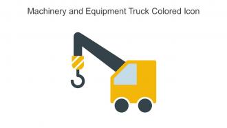 Machinery And Equipment Truck Colored Icon In Powerpoint Pptx Png And Editable Eps Format