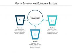 Macro environment economic factors ppt powerpoint presentation model skills cpb