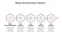 Macro environment factors ppt powerpoint presentation infographic template designs cpb
