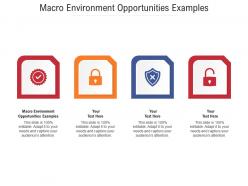 Macro environment opportunities examples ppt powerpoint presentation infographics themes cpb