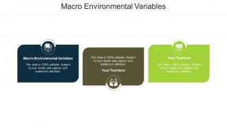 Macro environmental variables ppt powerpoint presentation summary visuals cpb