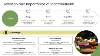 Macronutrients And Micronutrients Key Nutrition Components PPT Demonstration AT Impressive Interactive