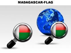 Madagascar country powerpoint flags