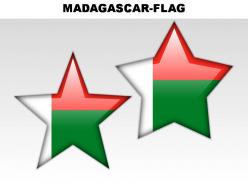 Madagascar country powerpoint flags