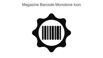 Magazine Barcode Monotone Icon In Powerpoint Pptx Png And Editable Eps Format