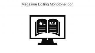 Magazine Editing Monotone Icon In Powerpoint Pptx Png And Editable Eps Format