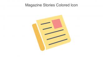 Magazine Stories Colored Icon In Powerpoint Pptx Png And Editable Eps Format