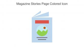 Magazine Stories Page Colored Icon In Powerpoint Pptx Png And Editable Eps Format