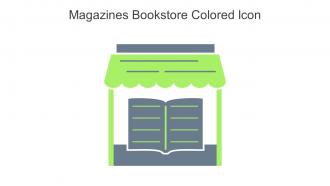 Magazines Bookstore Colored Icon In Powerpoint Pptx Png And Editable Eps Format
