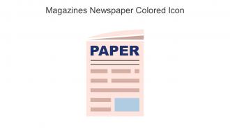 Magazines Newspaper Colored Icon In Powerpoint Pptx Png And Editable Eps Format