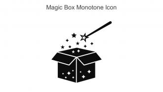 Magic Box Monotone Icon In Powerpoint Pptx Png And Editable Eps Format