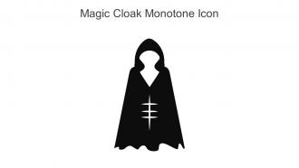 Magic Cloak Monotone Icon In Powerpoint Pptx Png And Editable Eps Format