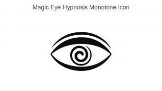 Magic Eye Hypnosis Monotone Icon In Powerpoint Pptx Png And Editable Eps Format