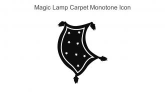 Magic Lamp Carpet Monotone Icon In Powerpoint Pptx Png And Editable Eps Format