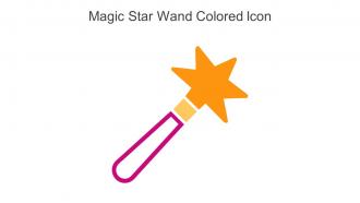 Magic Star Wand Colored Icon In Powerpoint Pptx Png And Editable Eps Format