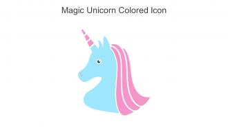 Magic Unicorn Colored Icon In Powerpoint Pptx Png And Editable Eps Format