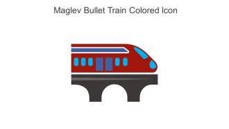 Maglev Bullet Train Colored Icon In Powerpoint Pptx Png And Editable Eps Format