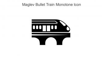Maglev Bullet Train Monotone Icon In Powerpoint Pptx Png And Editable Eps Format
