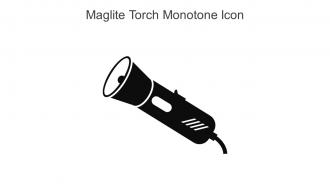 Maglite Torch Monotone Icon In Powerpoint Pptx Png And Editable Eps Format