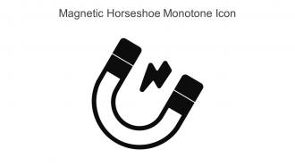 Magnetic Horseshoe Monotone Icon In Powerpoint Pptx Png And Editable Eps Format
