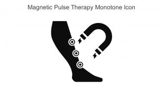 Magnetic Pulse Therapy Monotone Icon In Powerpoint Pptx Png And Editable Eps Format