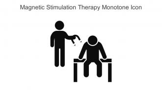 Magnetic Stimulation Therapy Monotone Icon In Powerpoint Pptx Png And Editable Eps Format