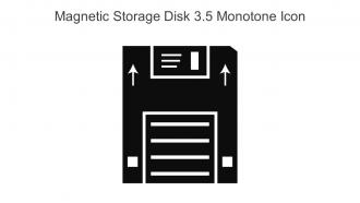 Magnetic Storage Disk 3 5 Monotone Icon In Powerpoint Pptx Png And Editable Eps Format