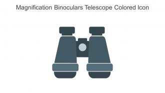 Magnification Binoculars Telescope Colored Icon In Powerpoint Pptx Png And Editable Eps Format