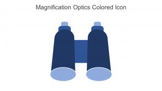 Magnification Optics Colored Icon In Powerpoint Pptx Png And Editable Eps Format