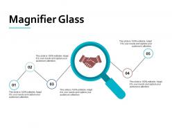 Magnifier glass marketing ppt powerpoint presentation gallery graphics