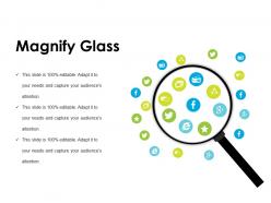 Magnify glass powerpoint slide background picture