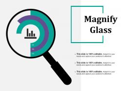Magnify glass powerpoint slide show