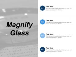 Magnify glass ppt slides deck