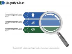 Magnify glass presentation examples