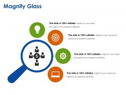 Magnify glass presentation ideas